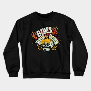 Blues Beer and design Crewneck Sweatshirt